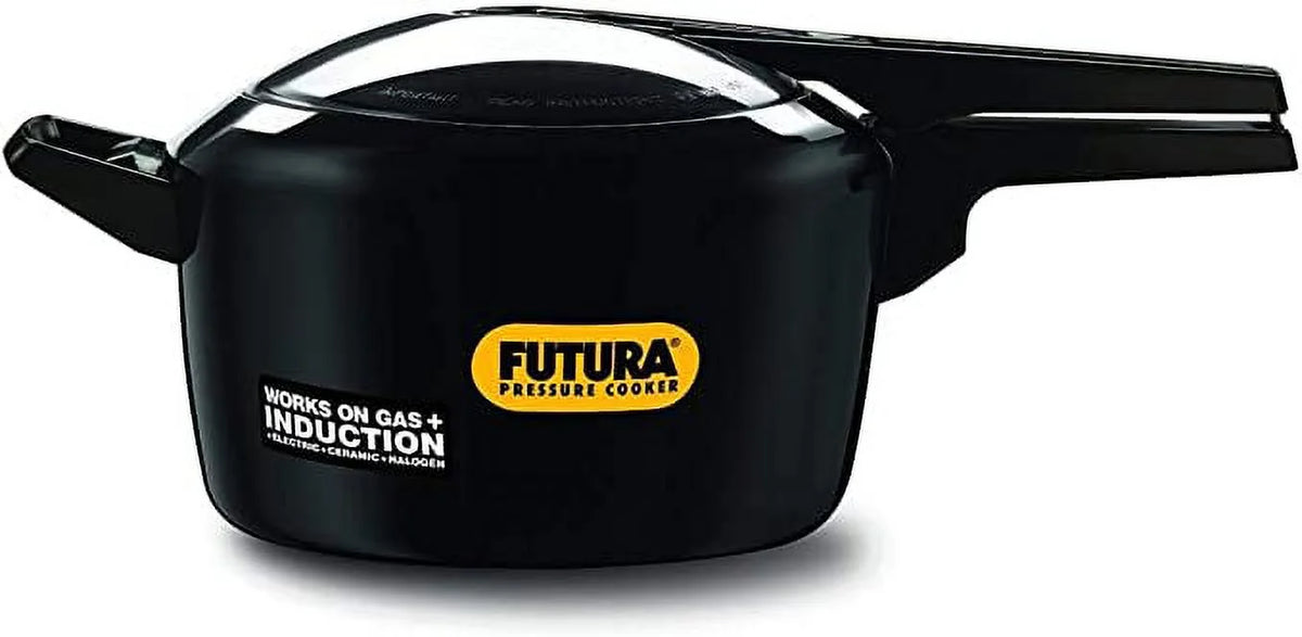 Black Aluminum 5-Litre Pressure Cooker K8210