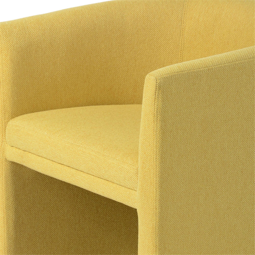 Blue Accent Chair with Ottoman H959
