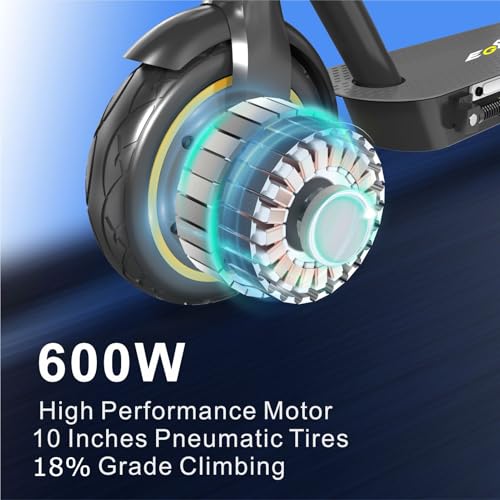 Electric Scooter with 10" tire, Foldable, 25 Mph, 31 Miles Range C2255