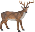 28 Inches Long Brown Handcast Polyresin Deer Statue K667