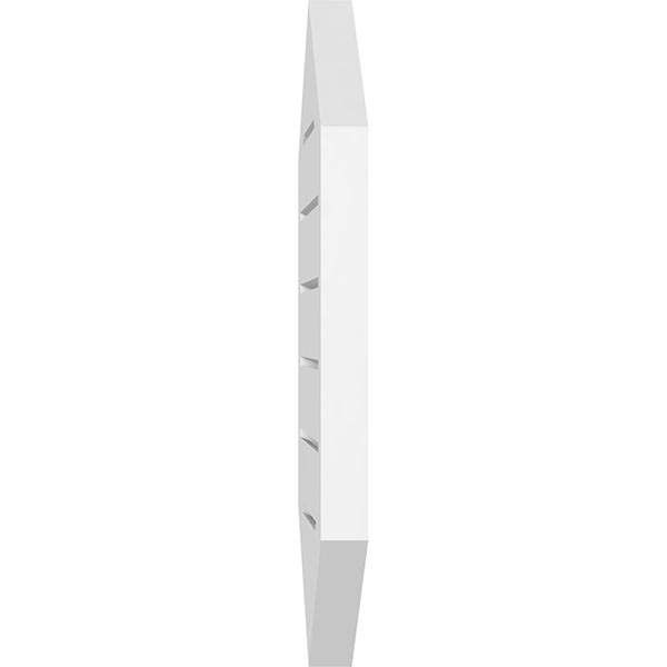 Vertical Peaked Surface Mount PVC Gable Vent P271093