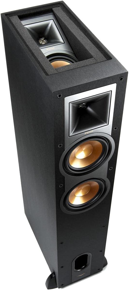Black Floorstanding Speakers, Pair O5409