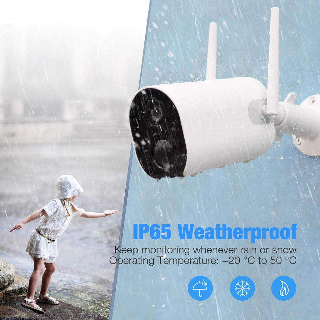 1080P Battery Powered Wireless Outdoor Security Cameras K586