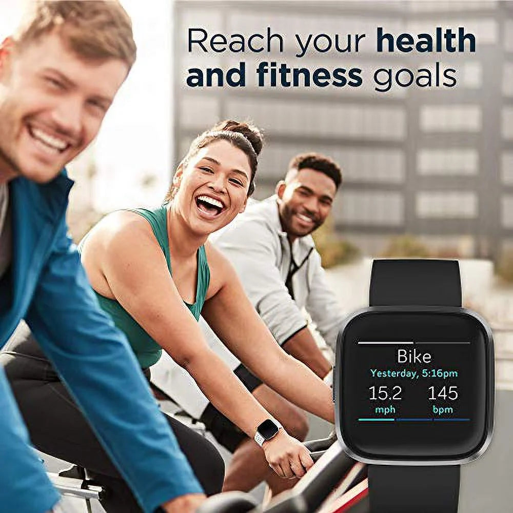 Black/Carbon Smartwatch with Heart Rate B20289