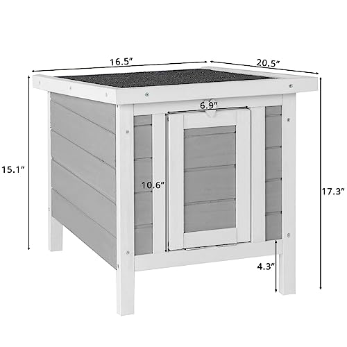 Weatherproof Wooden Cat House O530467