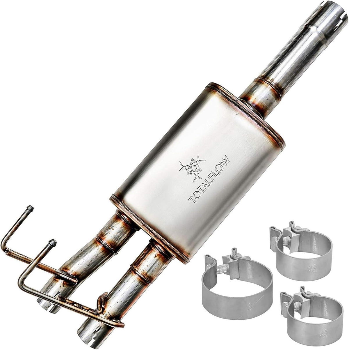 18 Inch Direct Fit Stainless Steel Exhaust Muffler V5826