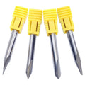 CNC Wood Carving Router Bit Set 1/4 inch Shank 15 20 60 90 Degree V-Bit K522