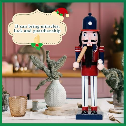 14 Inch Handmade Wooden Nutcracker Chef Gingerbread Figures M263