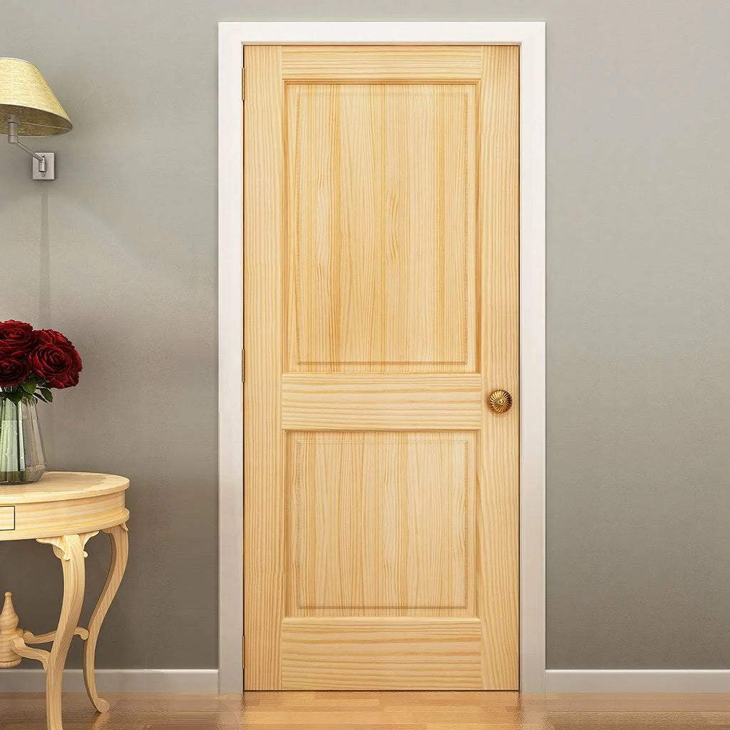 Paneled Solid Wood Unfinished Standard Door J9389