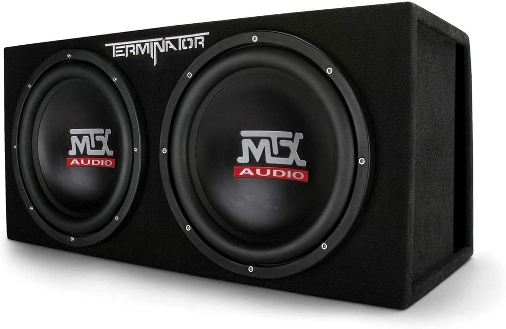 12 1200 Watt 4 Ohm Car Subwoofer with Enclosure and Amplifier J5427