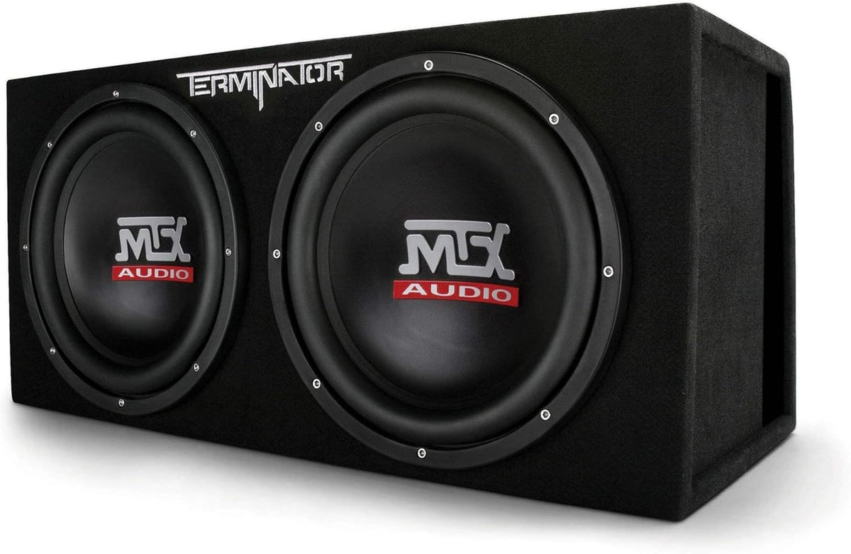 12 1200 Watt 4 Ohm Car Subwoofer with Enclosure and Amplifier J5427