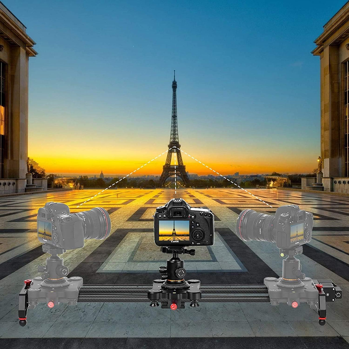 Motorized Camera Slider with Remote Controller M615