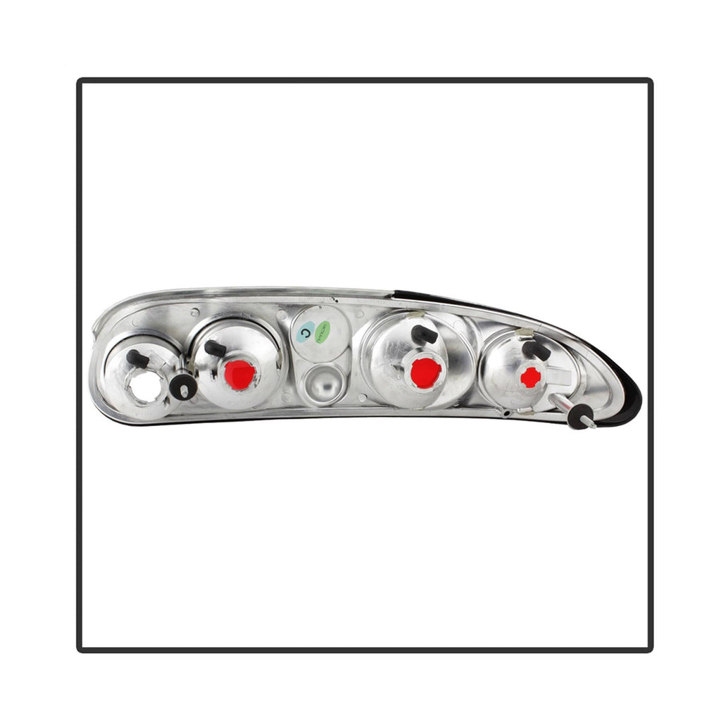 Euro Style Tail Lights Chrome H240