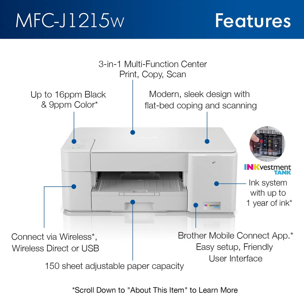 Wireless Multifunction Color Inkjet Printer M33816