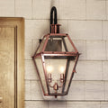 Outdoor Wall Sconce with Clear Glass O53725