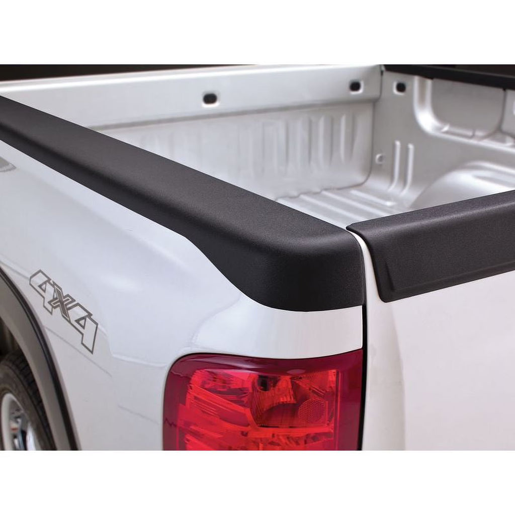 Black Smooth Finish BedRail Caps with Stake Holes, 2-Pc Set B850394