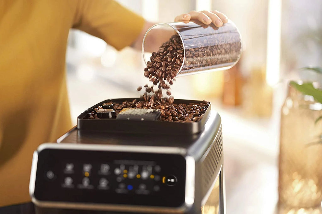 Black Fully Automatic Espresso Machine with LatteGo E75732