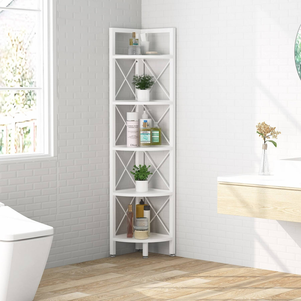 5-Tier Corner Bookshelf Black I540