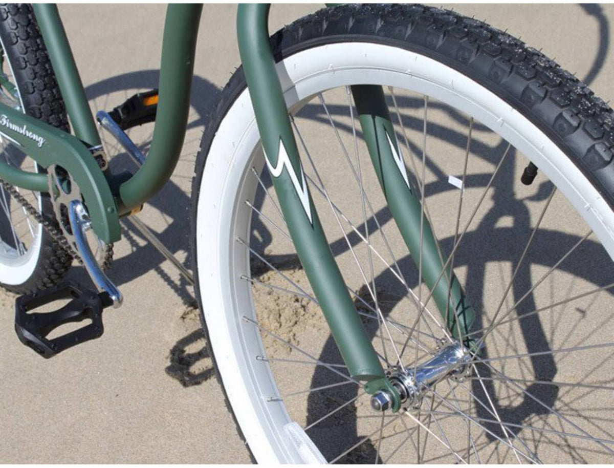 Matte Grey Single Speed Beach Cruiser O6734