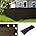 Black 6' x 50' Fence Privacy Screen with Grommets I62933