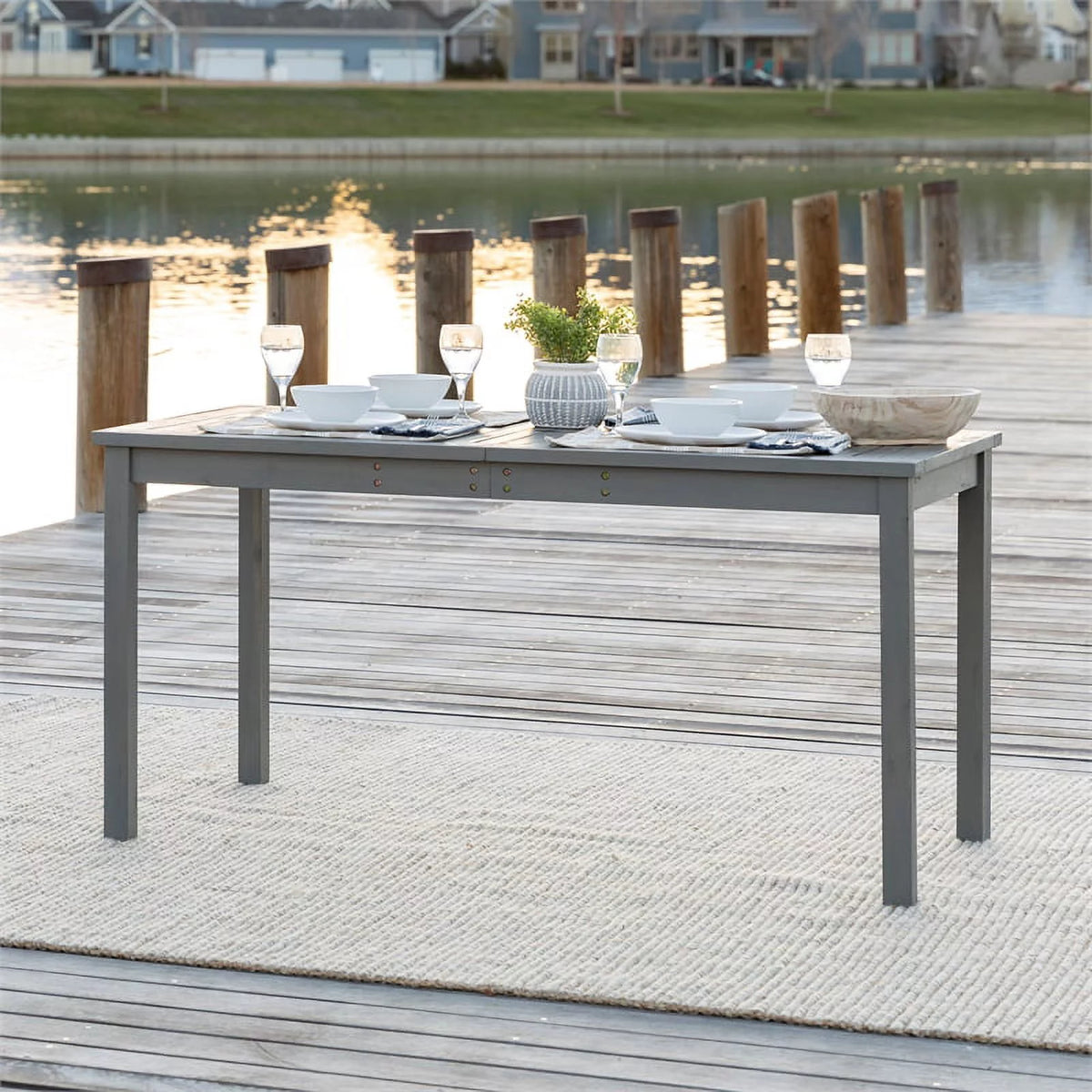 Outdoor Wood Patio Dining Table R830