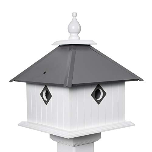 Hammered Copper Bird House Z26013