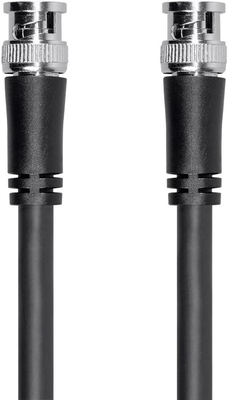 25 Feet Black RG6 BNC Cable K1238