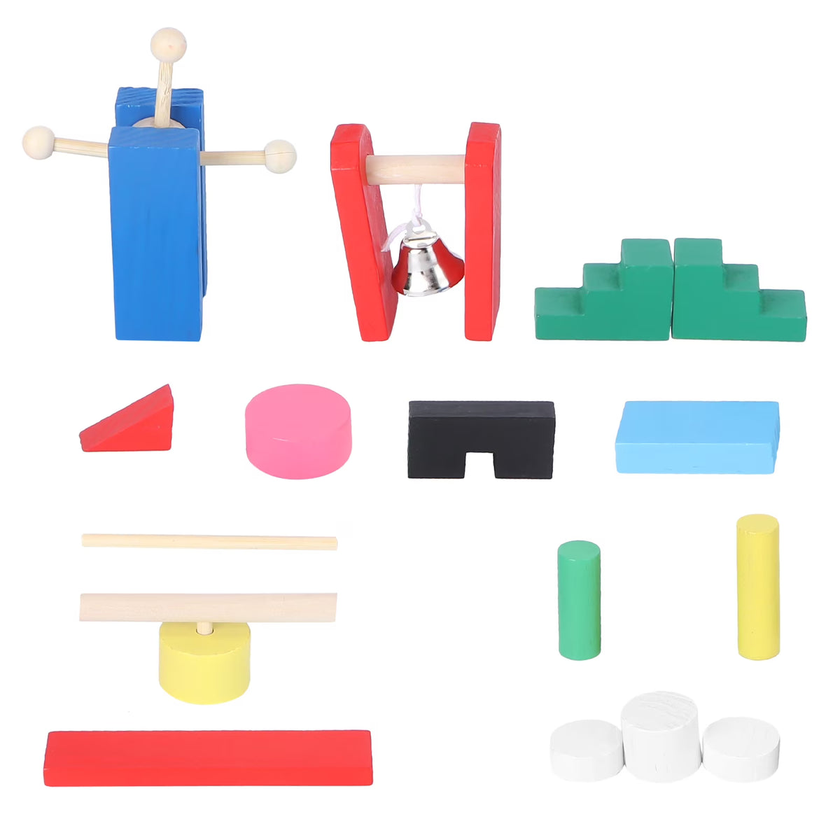 Wooden Domino Blocks Building Toy W80029