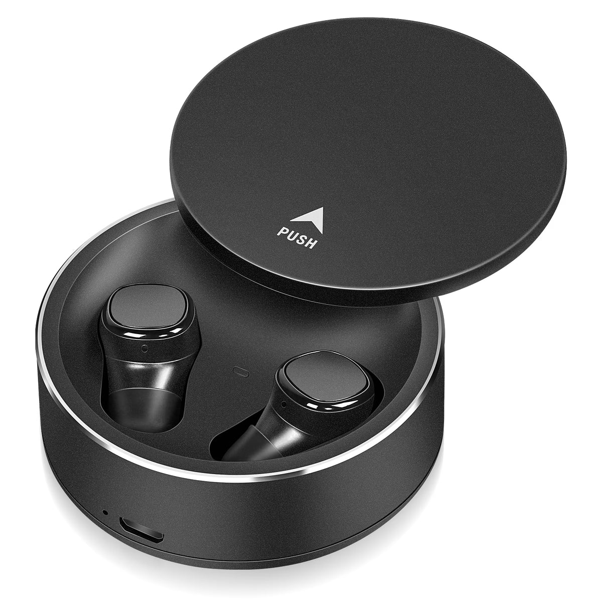 True Wireless Earbuds IPX5 Waterproof with Mic - Black Z819