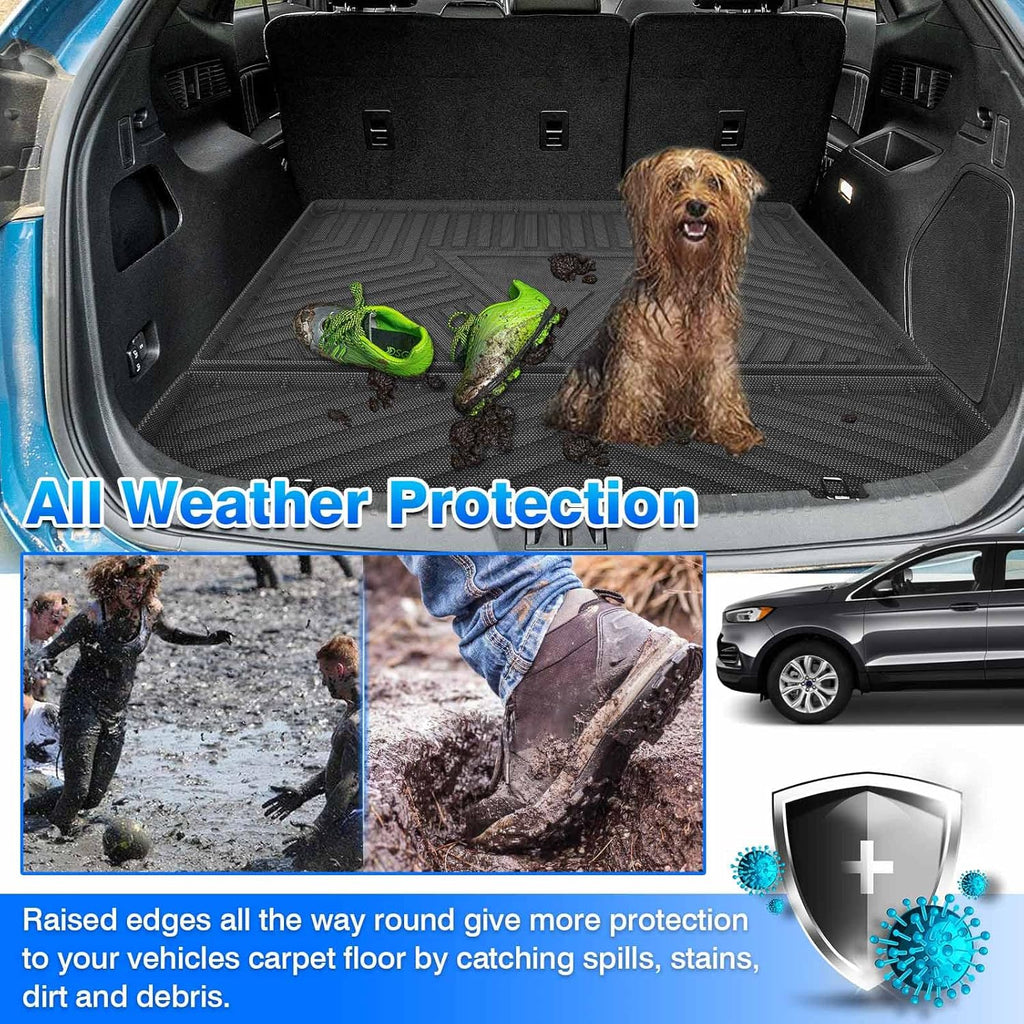 Cargo Liner Trunk Mat TPE Pack of 2 C35725