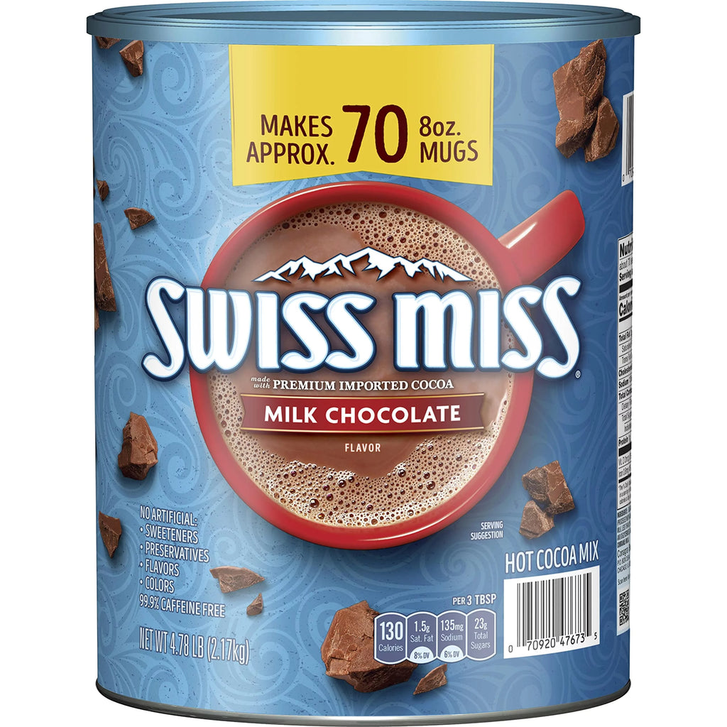 Milk Chocolate Hot Cocoa Mix Canister 76.55 Oz K2326