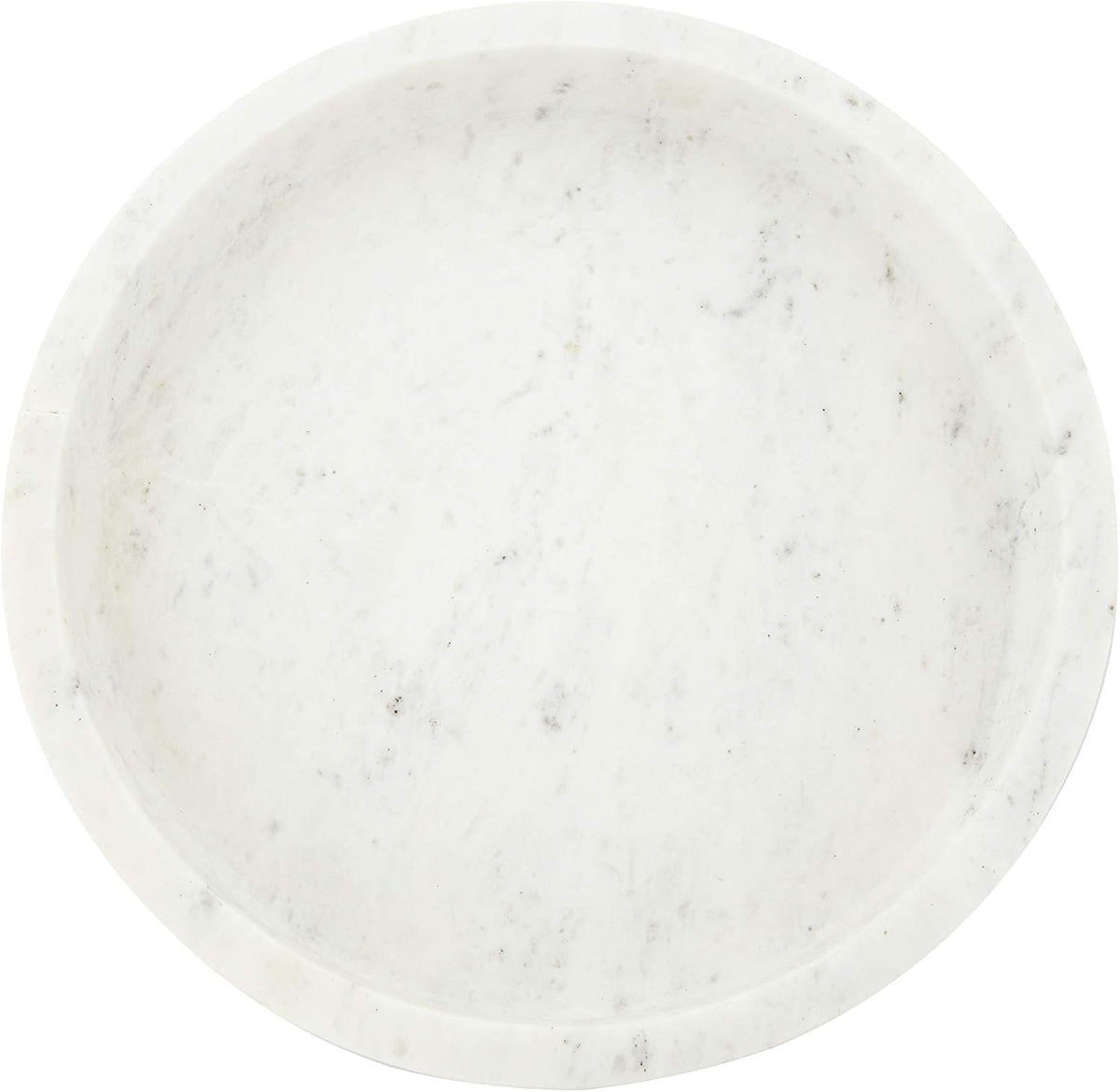 8 Round Carved Marble Tray T97255