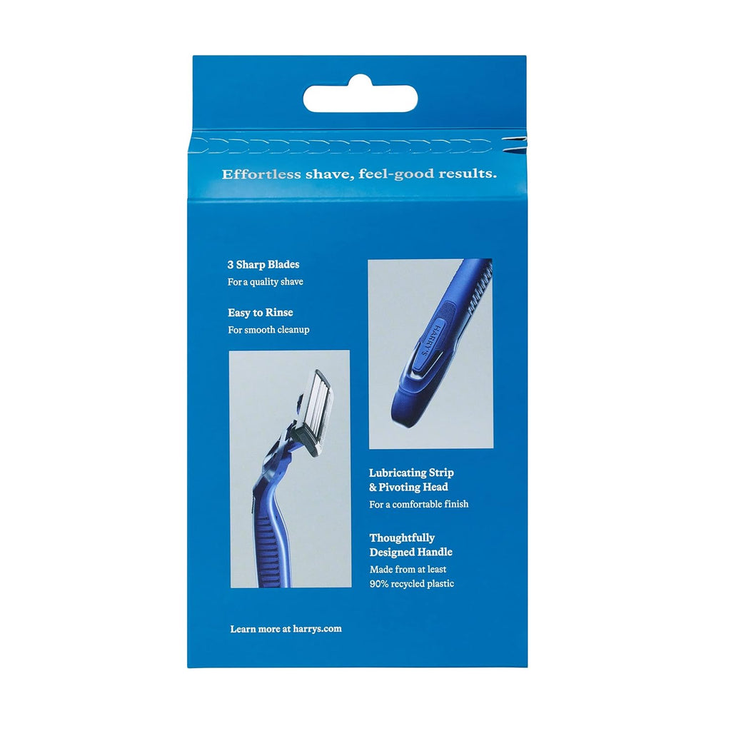 Men's Disposable 3 Blade Razors, 4 Count X6707