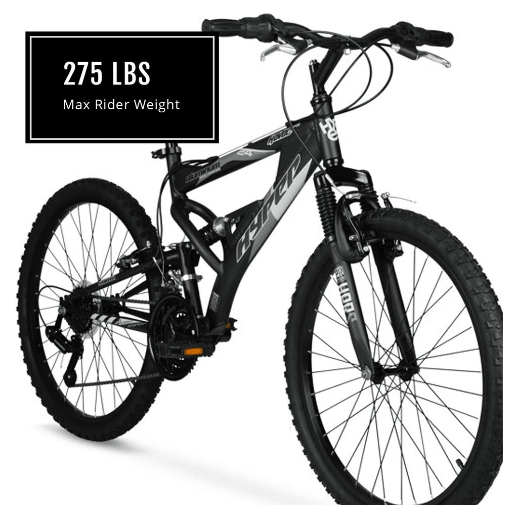 24 Boy's Black Mountain Bike B5472