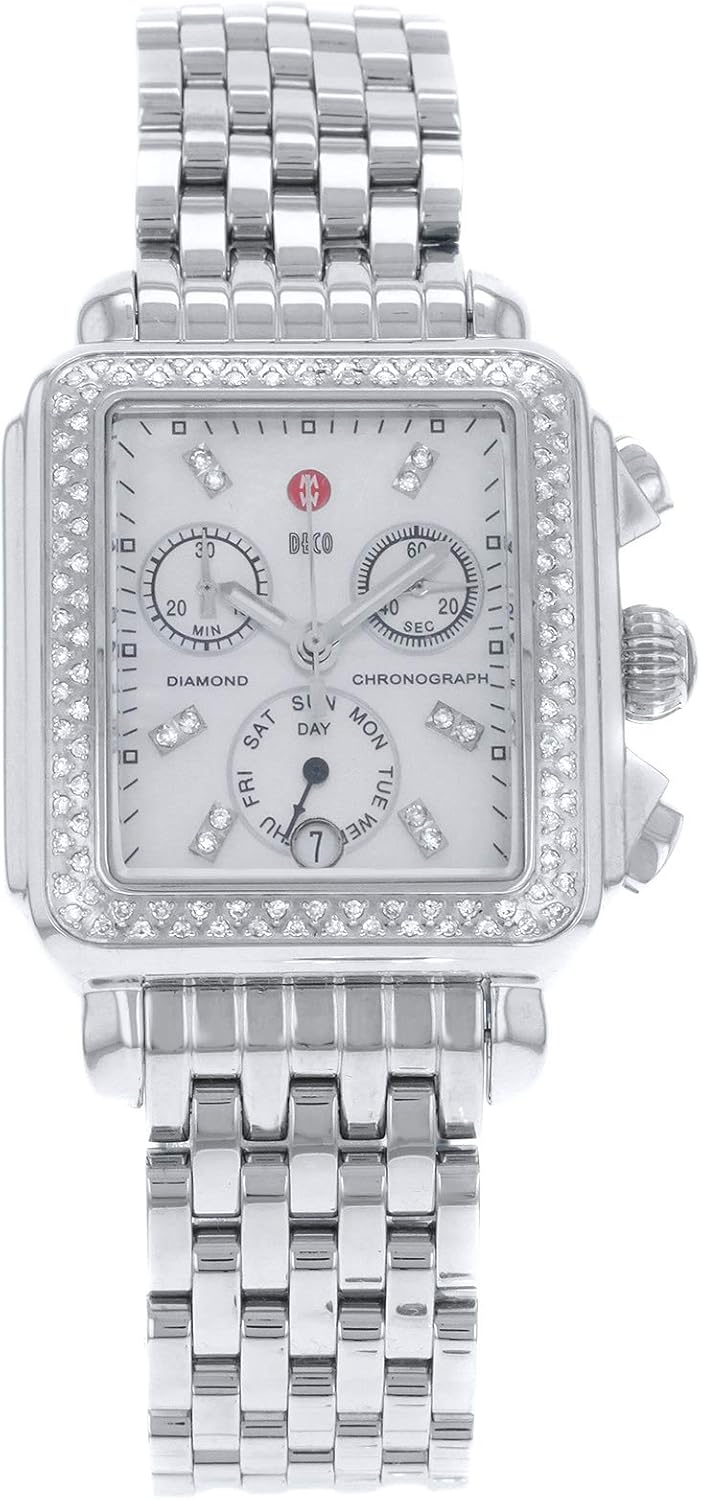 Womens Deco Day Diamond Chronograph Watch R46635