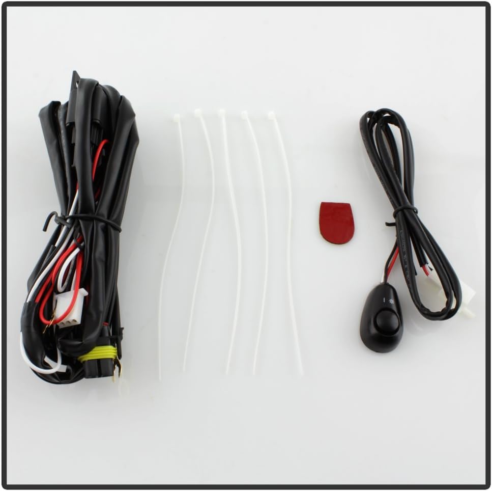 LED Fog Lights Bumper Lamps with Switch Assembly A3258