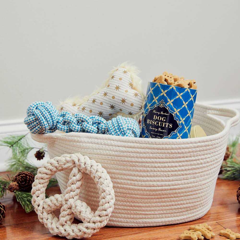 Cotton Rope Dog Toy Storage K218