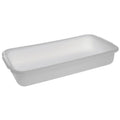 White Polyethylene Food Pan G914