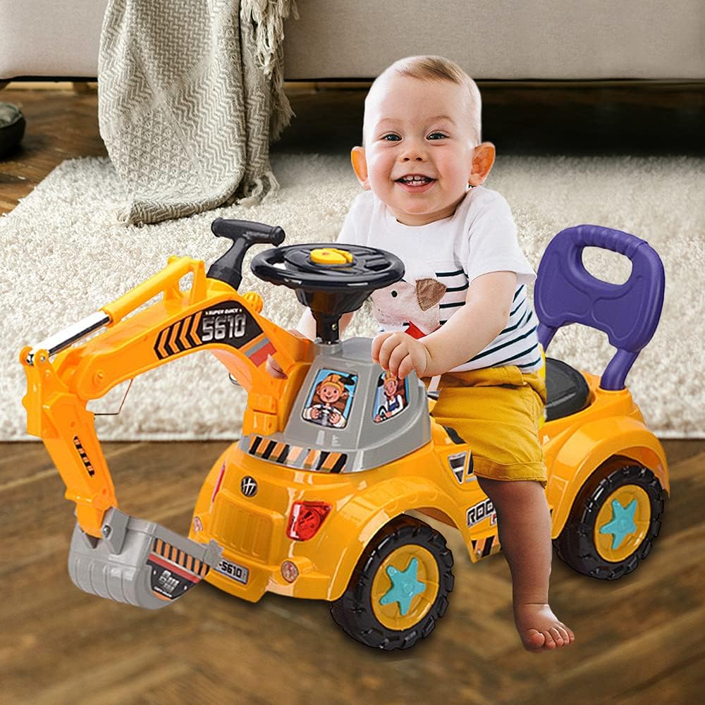 Ride-on Excavator Car with Sounds & Lights J9039