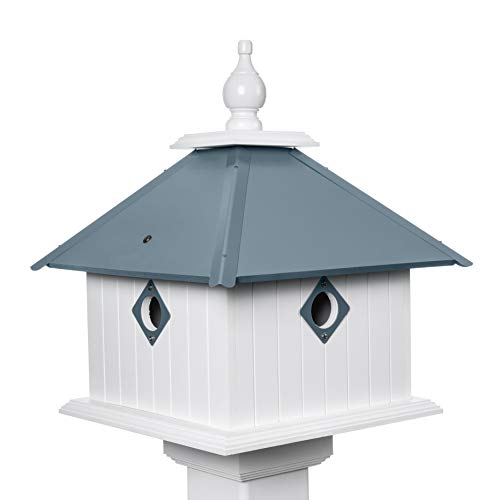 Hammered Copper Bird House Z26013