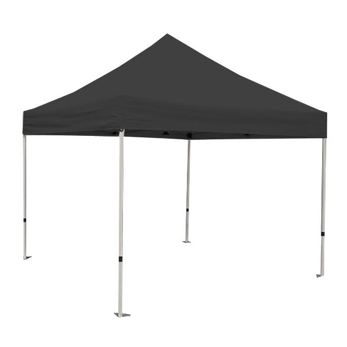 White 10x10 Instant Pop Up Tent with Black Cover N6741