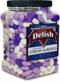 Lavender Purple & White Jordan Almonds 3.5 LBS Vegan & Kosher N169