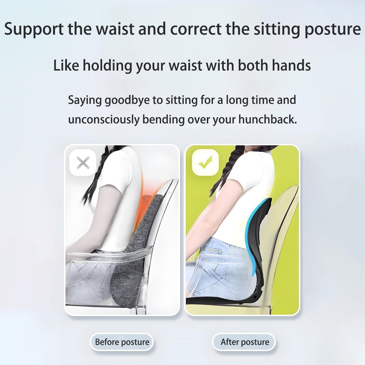 Ergonomic Chair Back Support W469