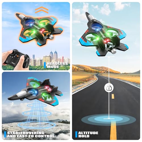 Foam Remote Control Airplane RC Plane Fighter Jet with Light V364394