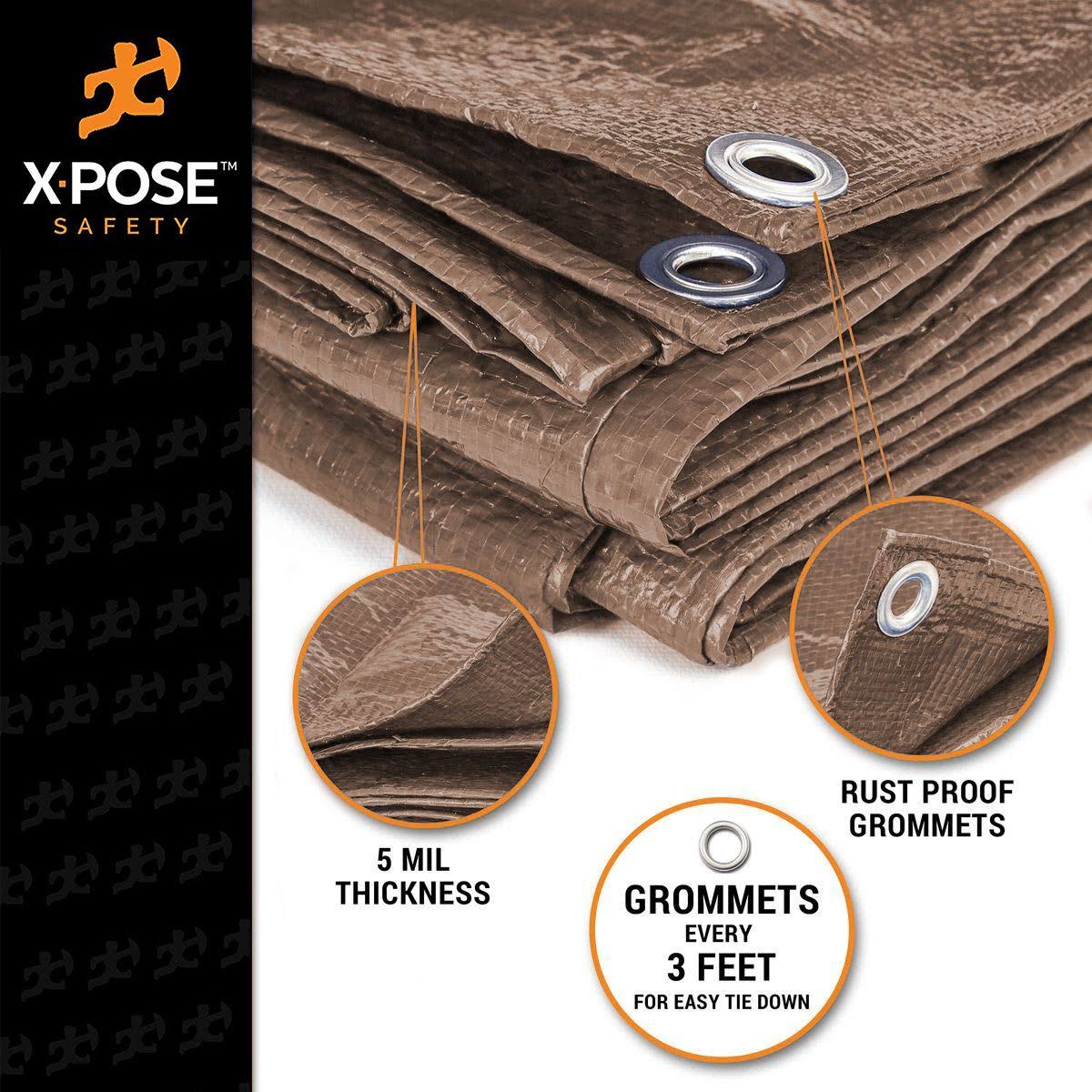 Brown Poly Tarps 12 x 25 - Case of 6 V532