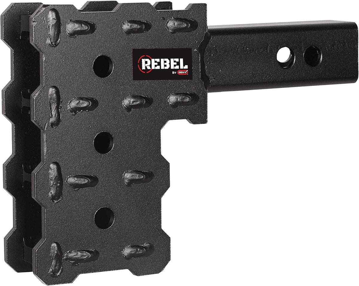 2" Hollow Shank 3 Position 4.5" Drop 5k Plate Hitch Pack of 2 E744292