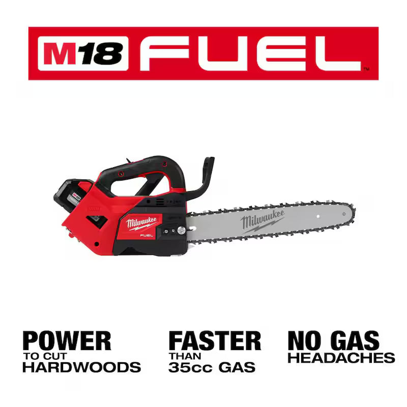 14 in. 18V Lithium-Ion Brushless Top Handle Chainsaw Kit U6798