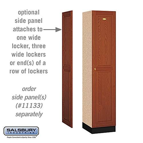 Solid Oak Executive Wood Locker Single Tier D1272