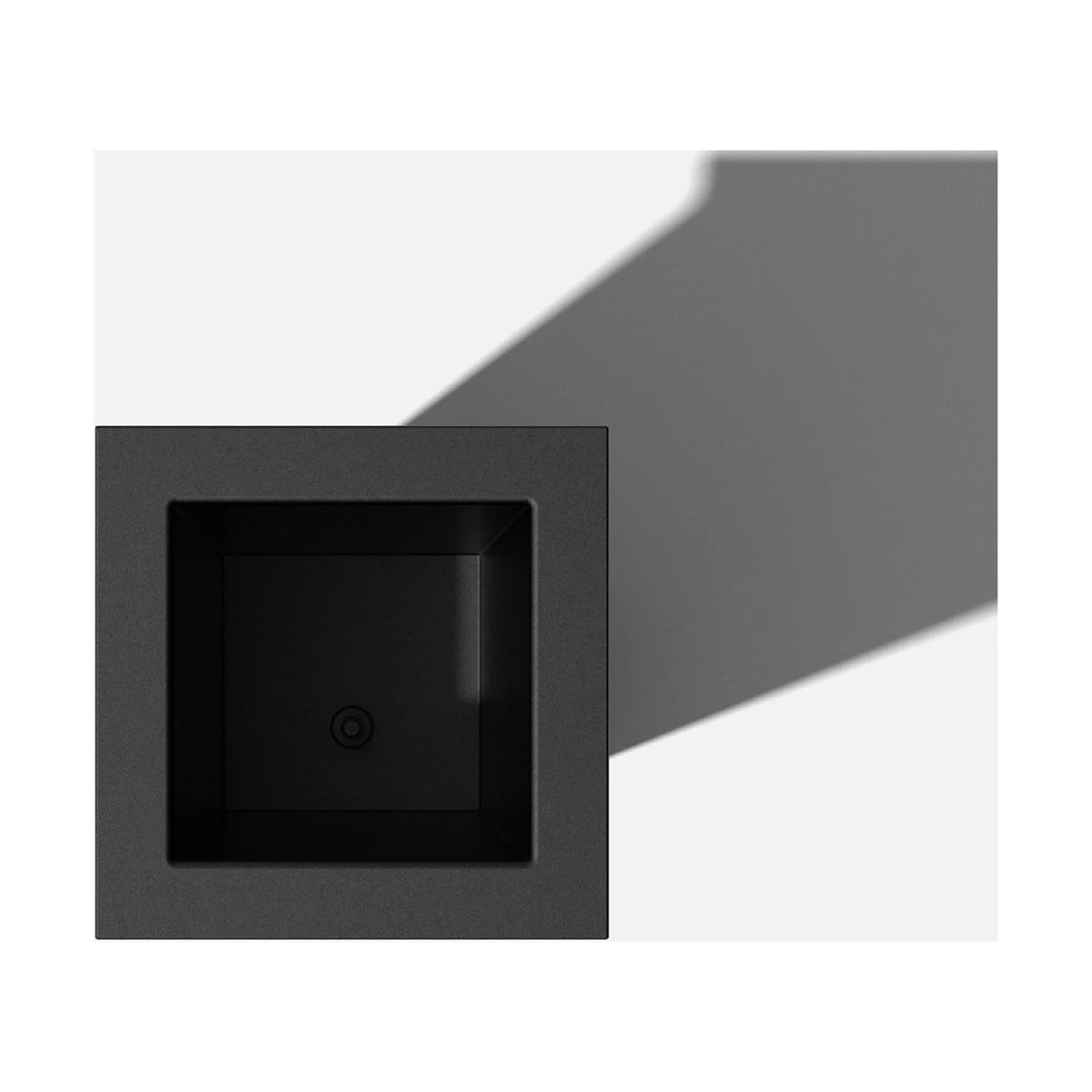 Black 28" Plastic Planter U656