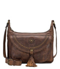 Distressed Leather Crossbody C6676
